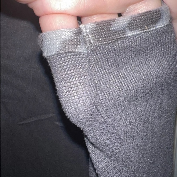 Lucky Brand Women's Knit Scoop Neck Tank Top Leopard Print Trim Gray Size Large - Picture 5 of 8